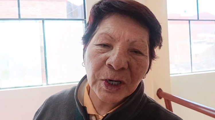 Mery Almendro Zeballos, presidenta de la Urbanización Artesanos I y II.
