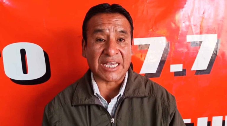 El expresidente de la Federación de Juntas Vecinales (Fejuve) El Alto, Mauricio Cori.